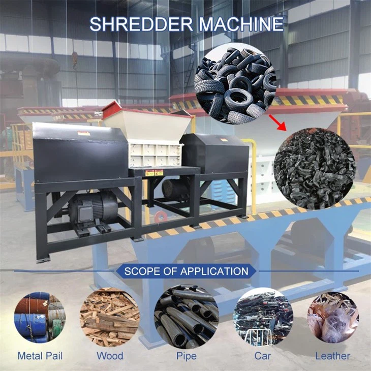 heavy duty metal shredder machine1