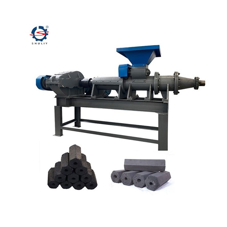 Charcoal briquette extruder machine1