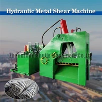 Hydraulické nůžky na řezání kovového šrotu